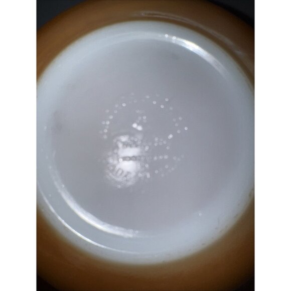 Anchor Hocking Fire King Peach Luster 8.5" Carnival Glass Serving Bowl - Picture 3 of 4